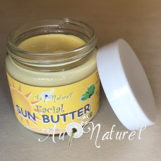 Facial Sun Butter, a naturally yellow sunscreen from Au Naturel Handmade