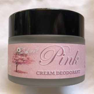 pink cream deodorant, natural care for princess pits