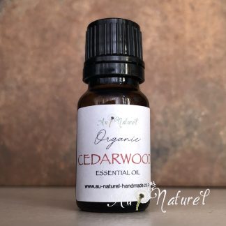 organic cedarwood essential oil Au Naturel Handmade