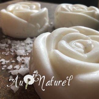 Sea Salt Spa Bar in a rose shape, with natural sea salt